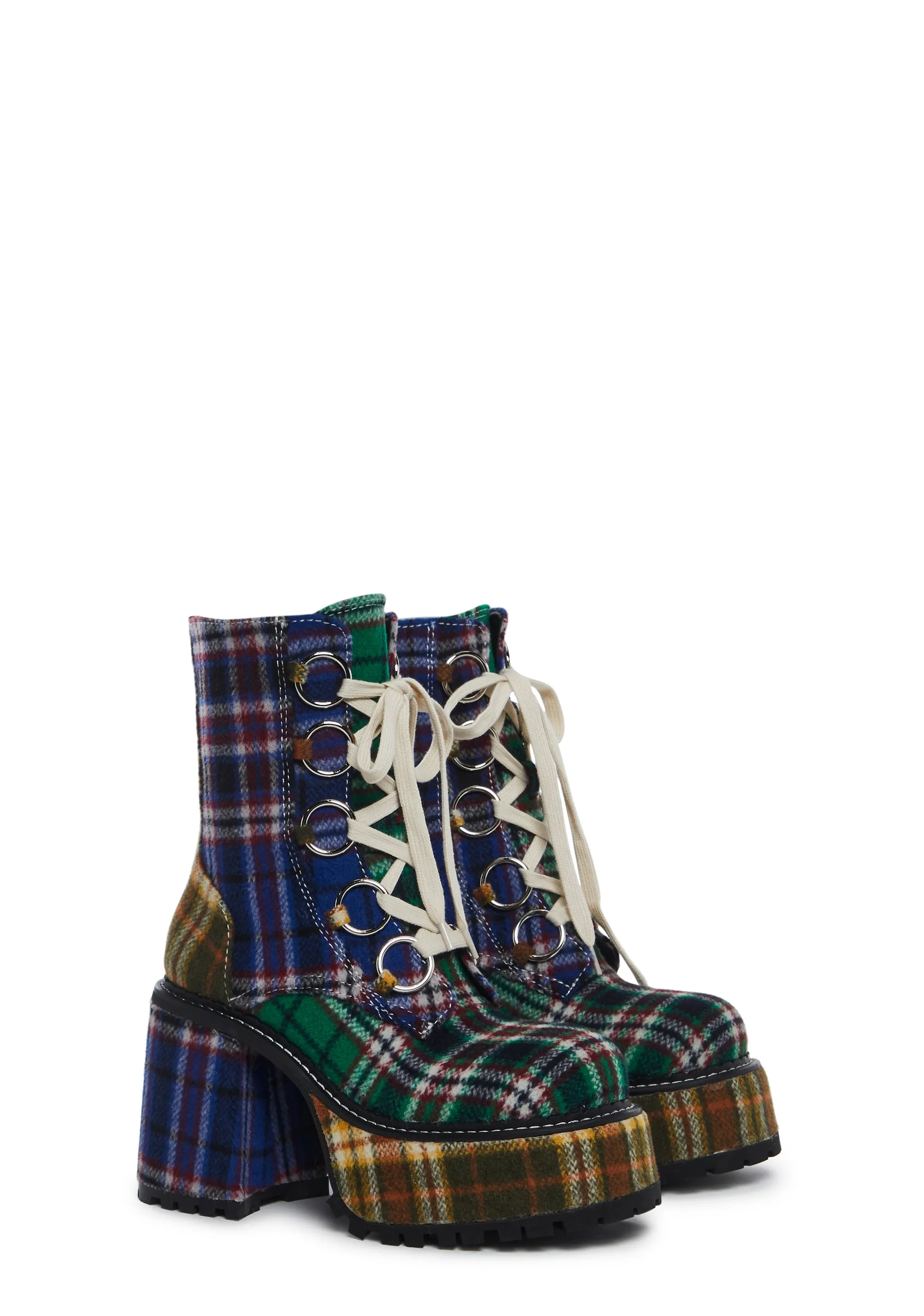 Academy Punk Platform Boots
