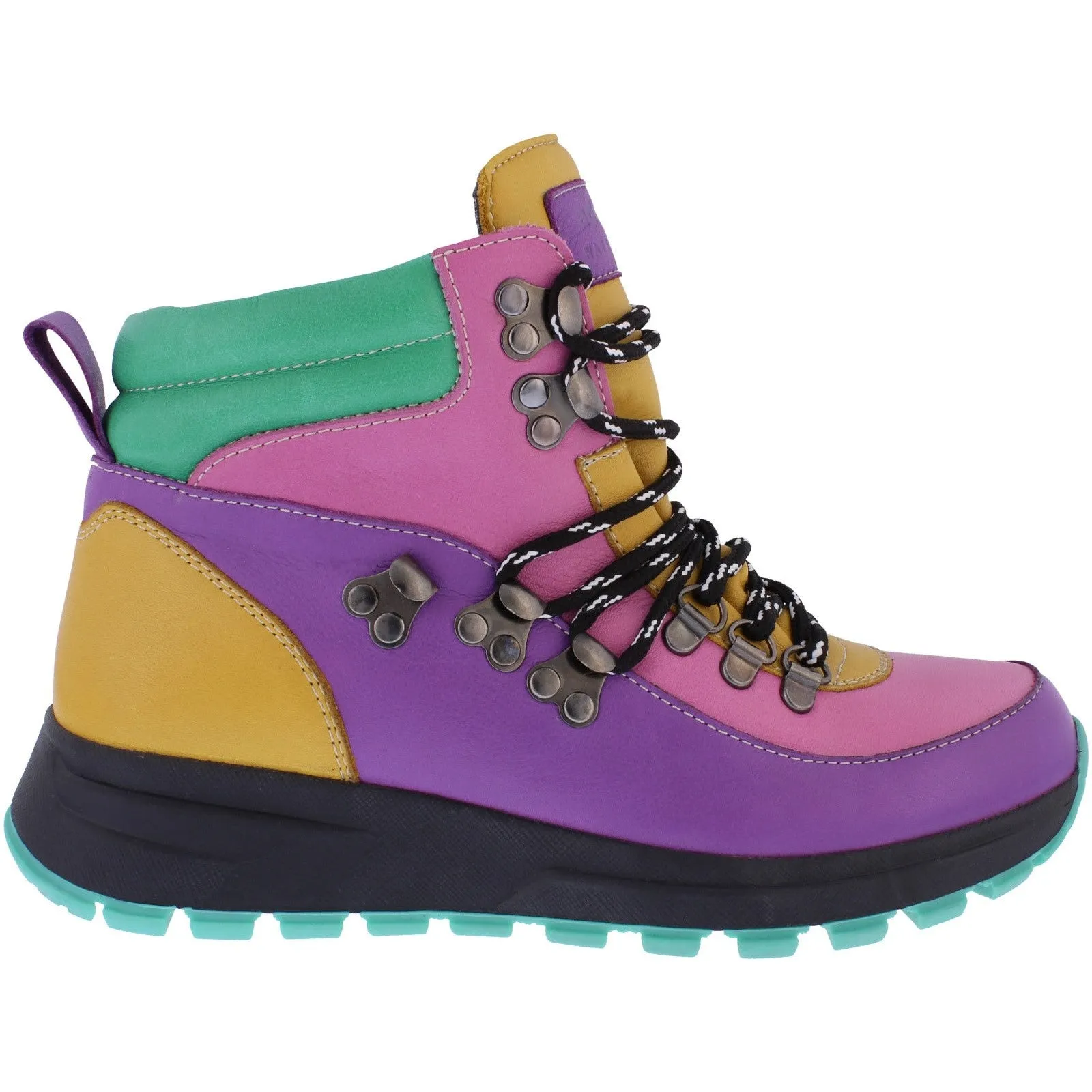 Adesso Raine Ladies Aruba Leather Lace Up Ankle Boots