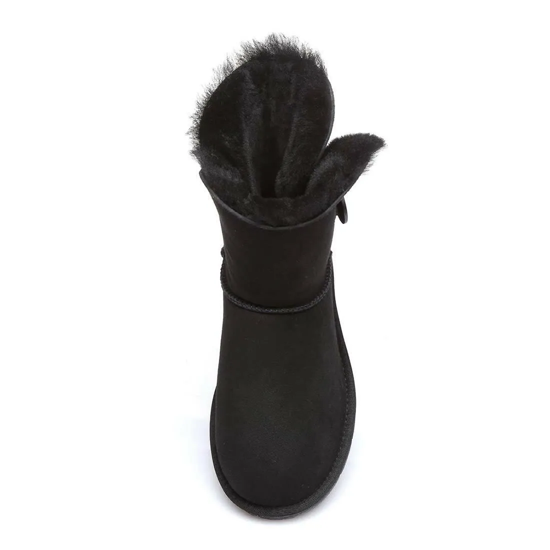 Australian Shepherd Ugg Short Button Premium Double Face