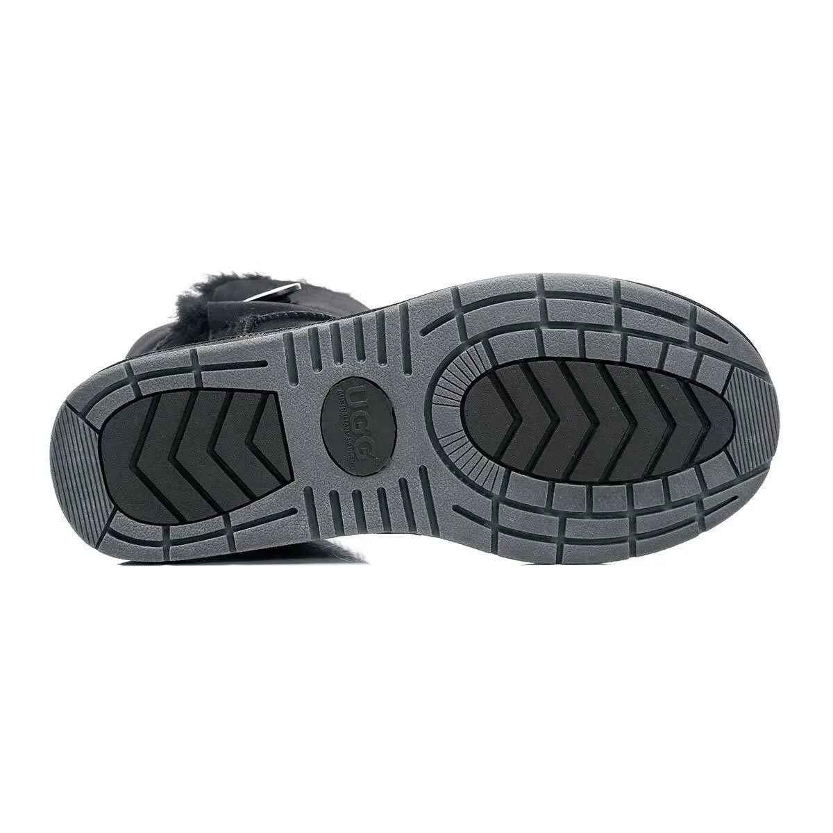 Australian Shepherd Ugg Short Button Premium Double Face