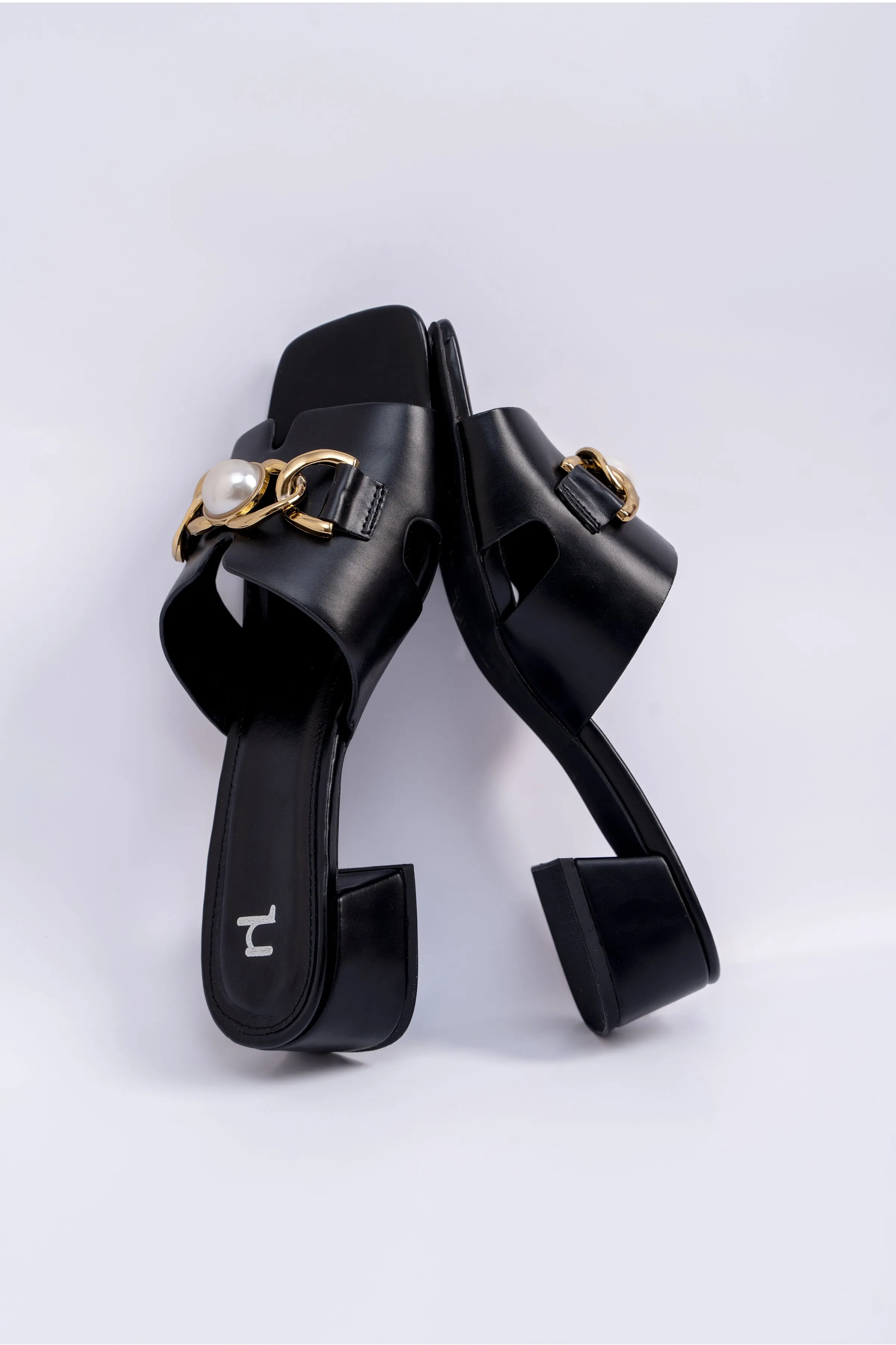 Black Block Heels-436582903