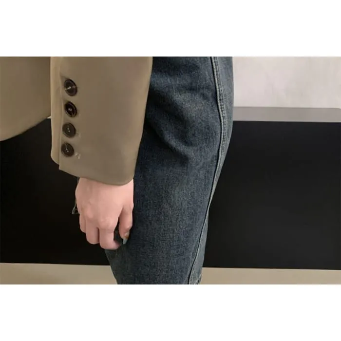 Block-Heel Mary Jane Flats