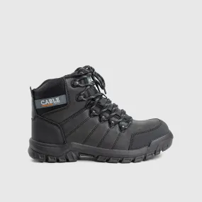 Cable Zinc Safety Boot Black