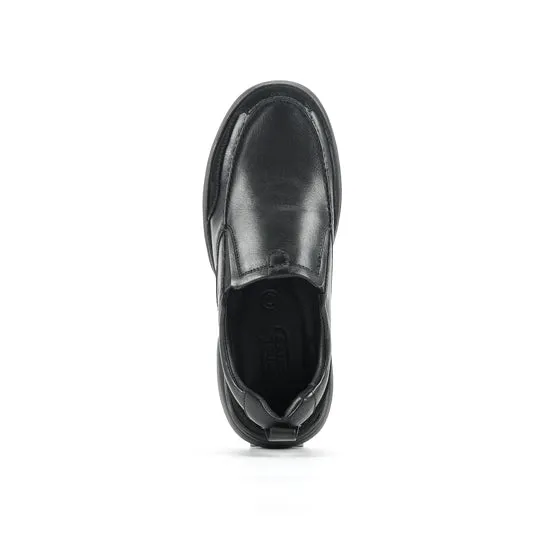 camel active  Leather Slip On Shoes Men Black PEDRIX-852508-TE1-1