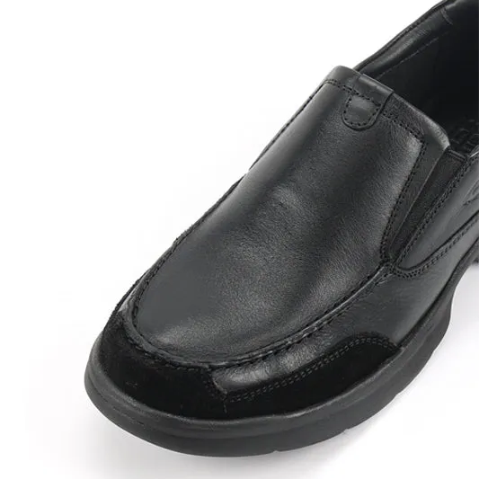 camel active  Leather Slip On Shoes Men Black PEDRIX-852508-TE1-1