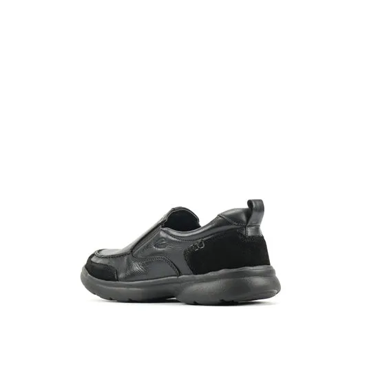 camel active  Leather Slip On Shoes Men Black PEDRIX-852508-TE1-1