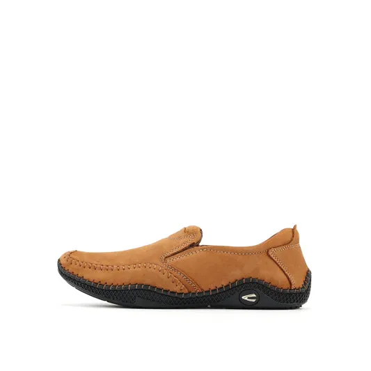 camel active Leather Slip On Shoes Men  Dark Tan LUMUZ-872501-AM2-82