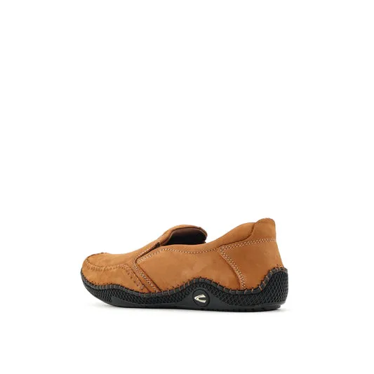 camel active Leather Slip On Shoes Men  Dark Tan LUMUZ-872501-AM2-82