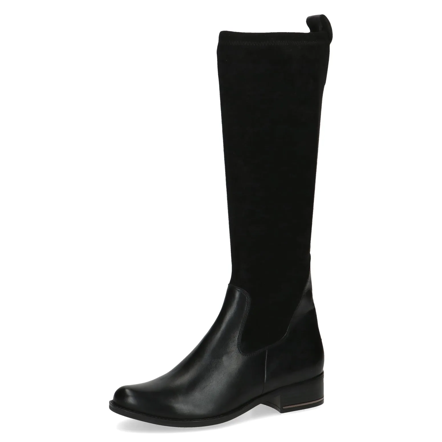 Caprice Ladies  Flat Heel Micro Fibre Leg Boot