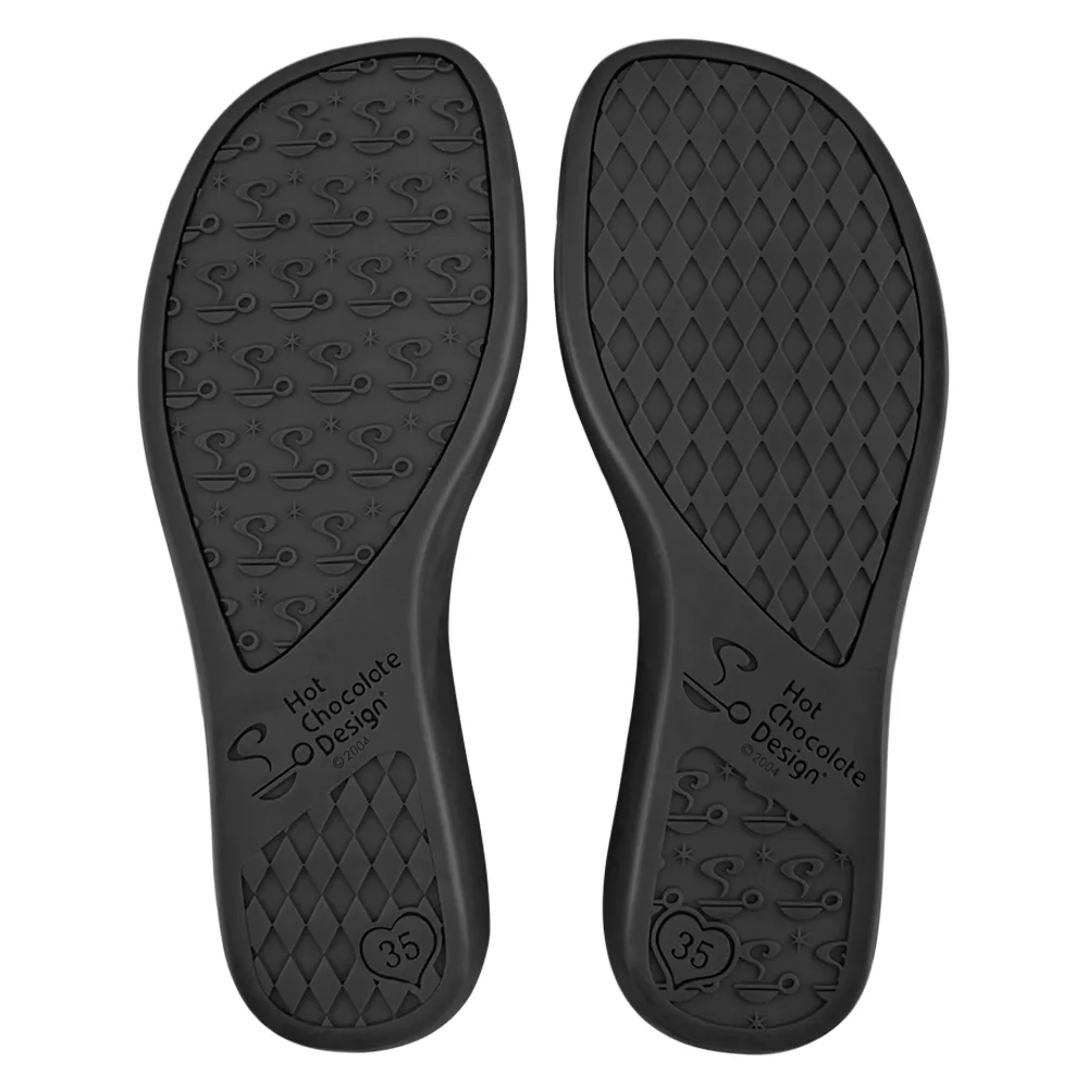 Chocolaticas® Dark Butterfly Women's Mary Jane Flat