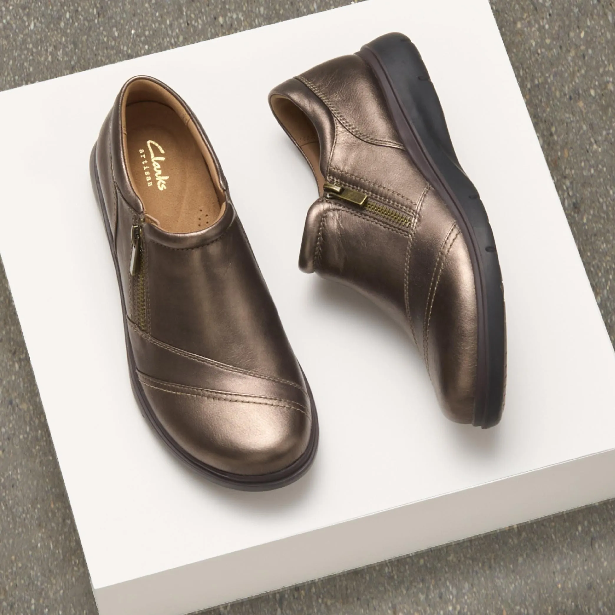 Clarks Women's Certina Pure Shoes- Dark Brown