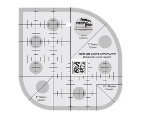 Creative Grids Curved Corner Cutter Quilt Ruler