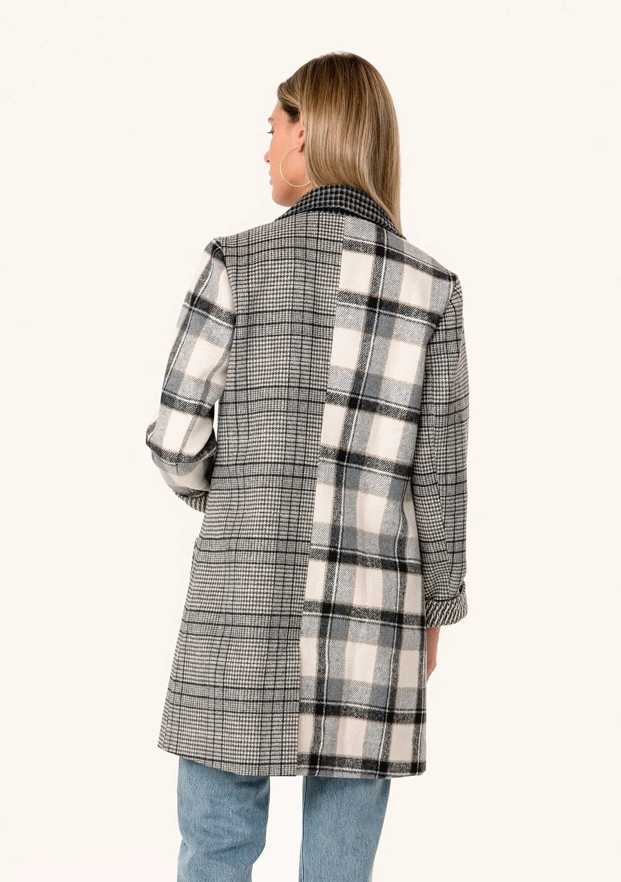 Darby Patchwork Plaid Coat
