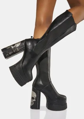 Daunting Knee High Boots