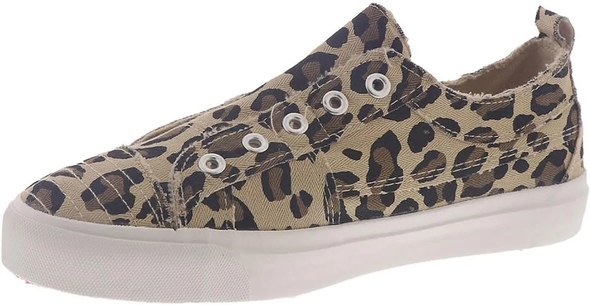 Distressed Blue Plaid Summer Style Casual Shoes
