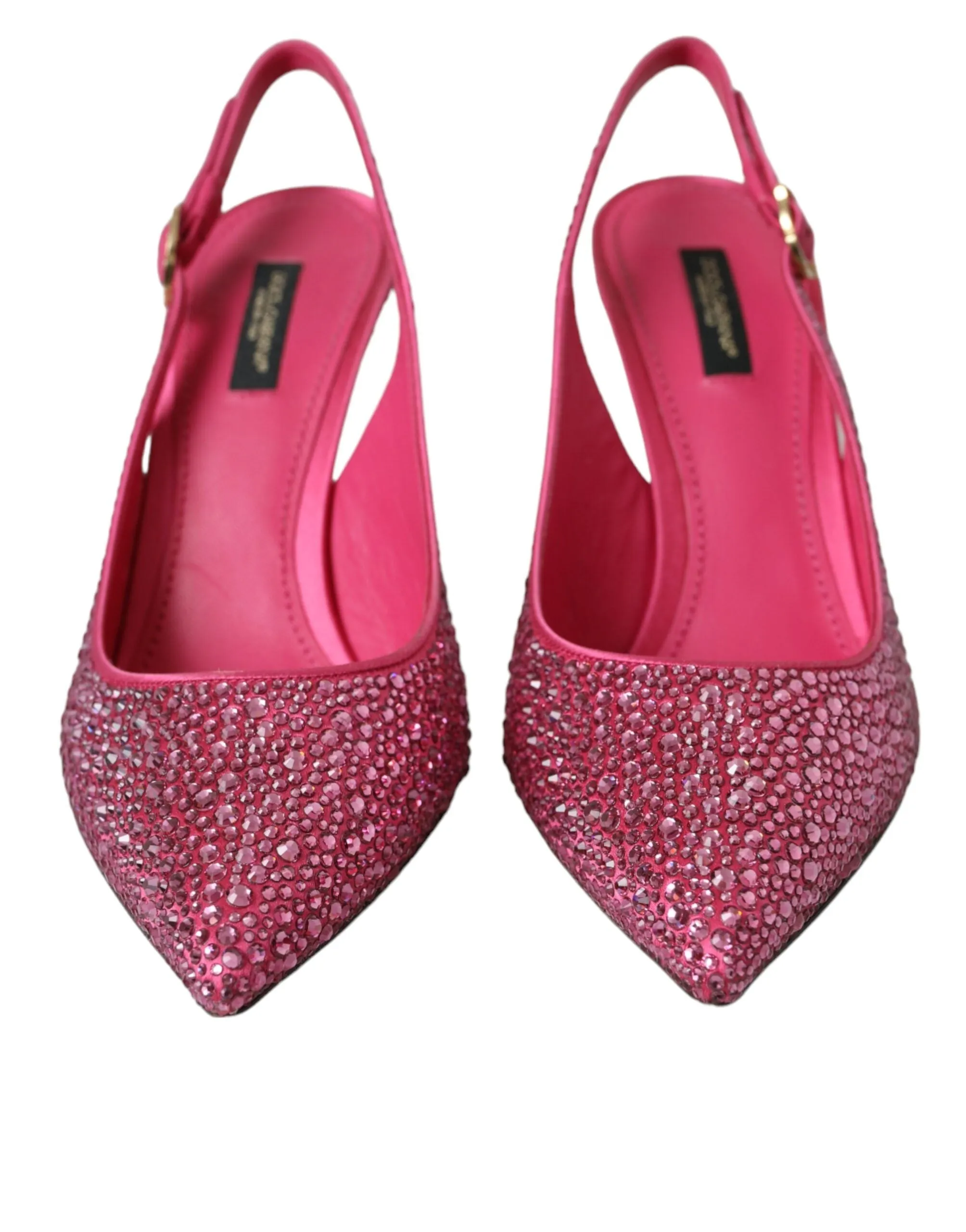 Dolce & Gabbana Strass Crystal Slingback Pumps