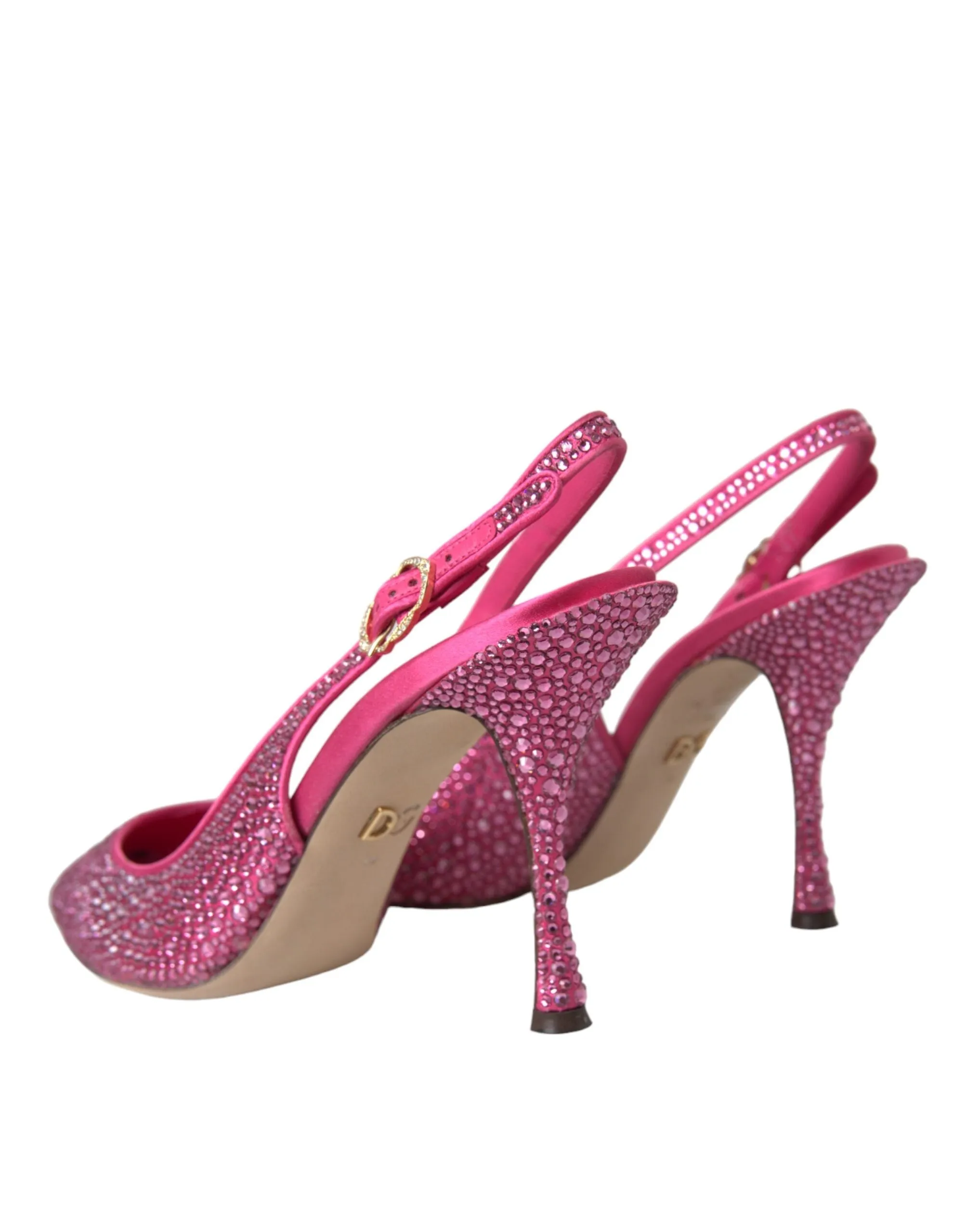 Dolce & Gabbana Strass Crystal Slingback Pumps