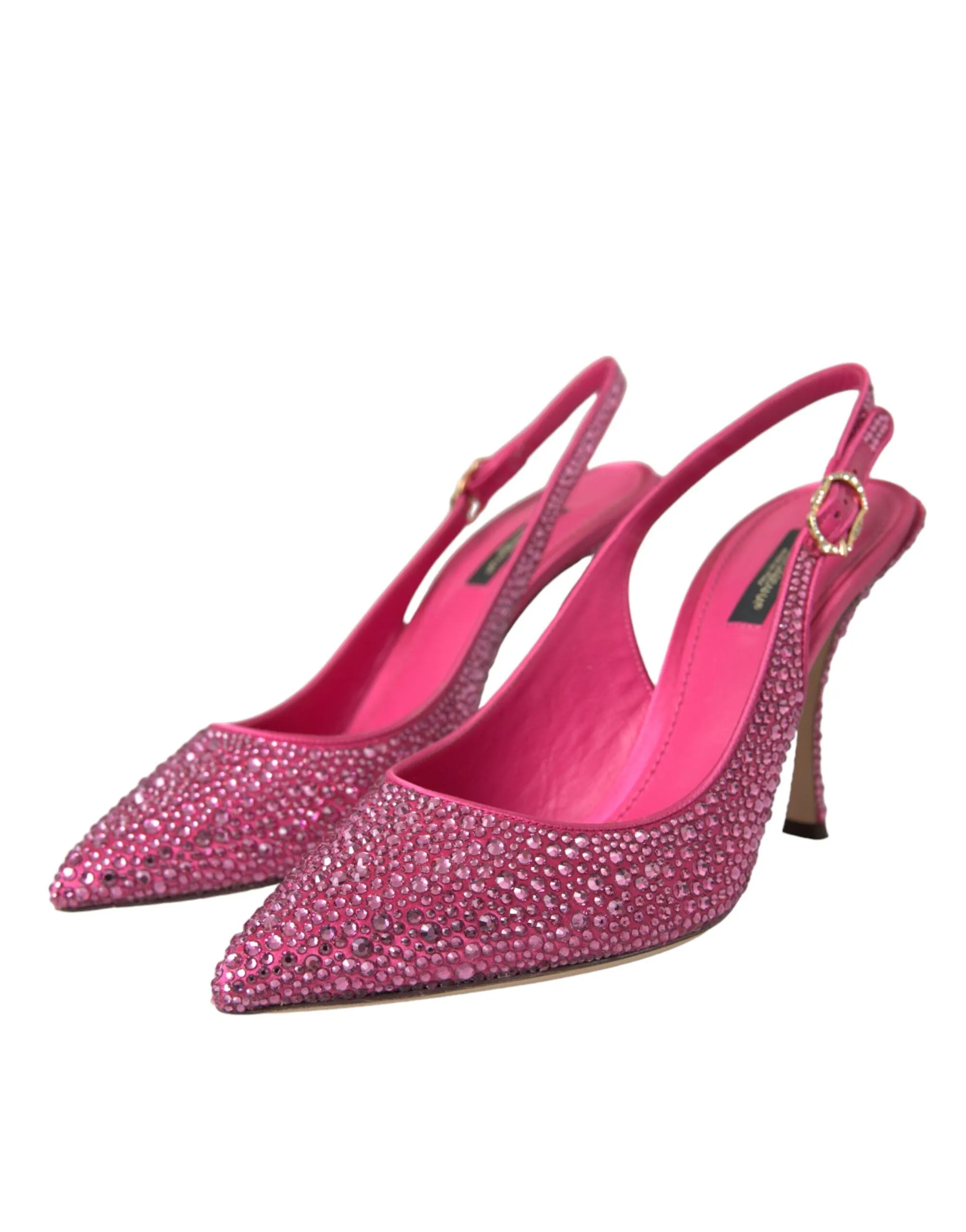 Dolce & Gabbana Strass Crystal Slingback Pumps