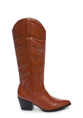 Fernando Cowboy Boots- Brown