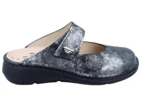 Finn Comfort Women's Roseau Mary Jane Clogs- Reflex Grey