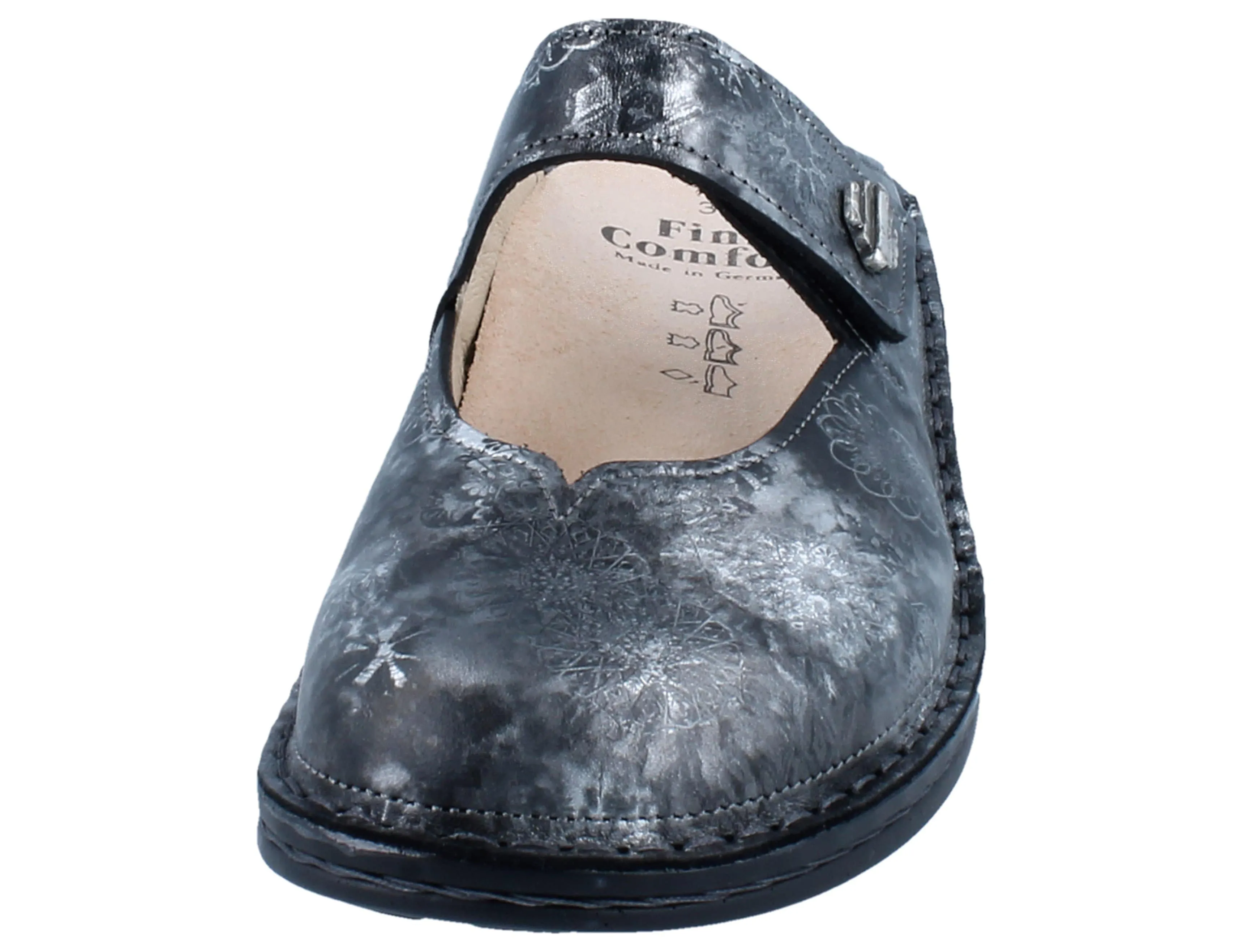 Finn Comfort Women's Roseau Mary Jane Clogs- Reflex Grey