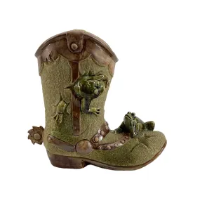 Garden Ceramic Decorative Boots Planter