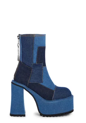 Guess Who's Back Platform Boots