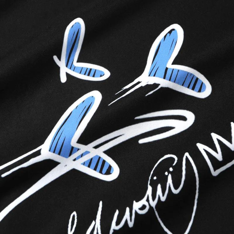 Heart Graffiti Stand Collar Jacket