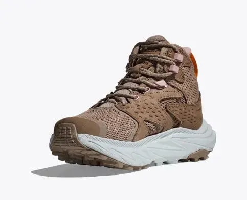 Hoka Women's Anacapa 2 Mid Gore-Tex® Hiking Boots-Dune/Ice Flow