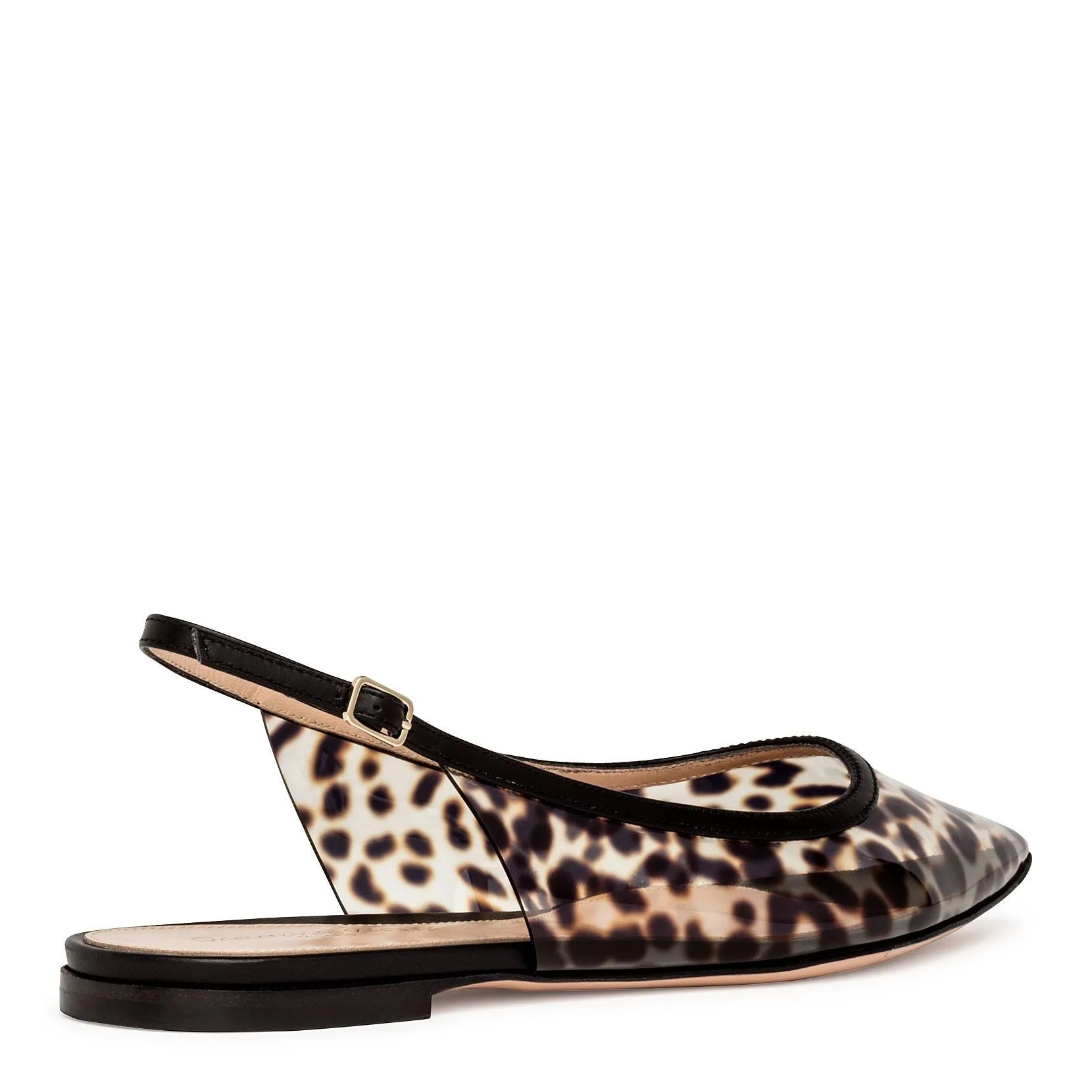 Jen leopard plexi ballerina