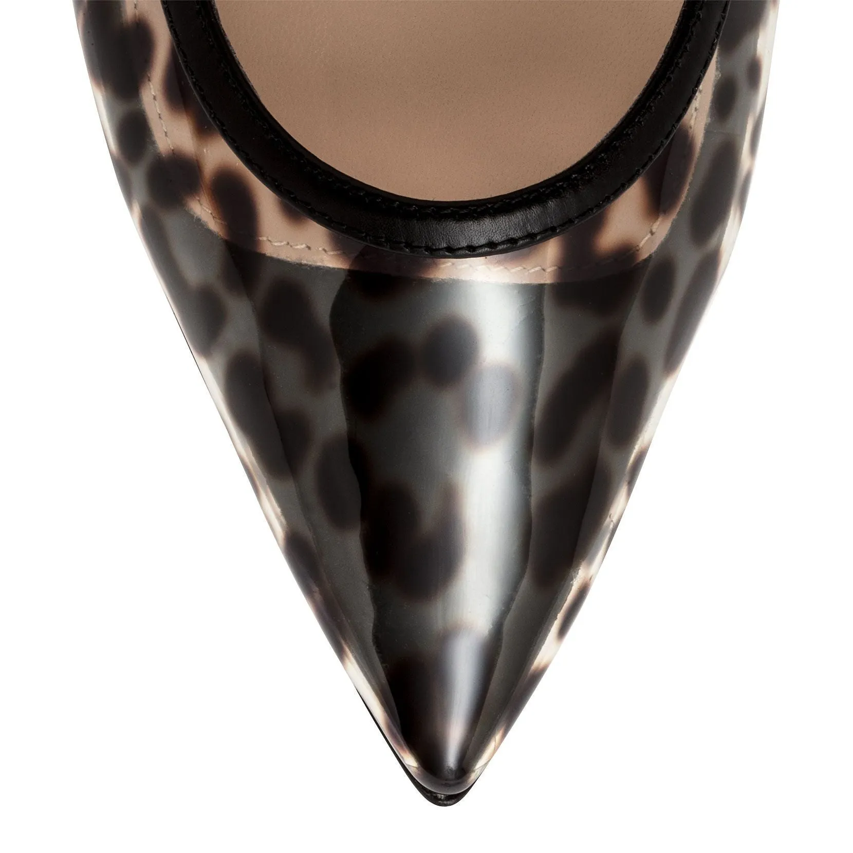 Jen leopard plexi ballerina
