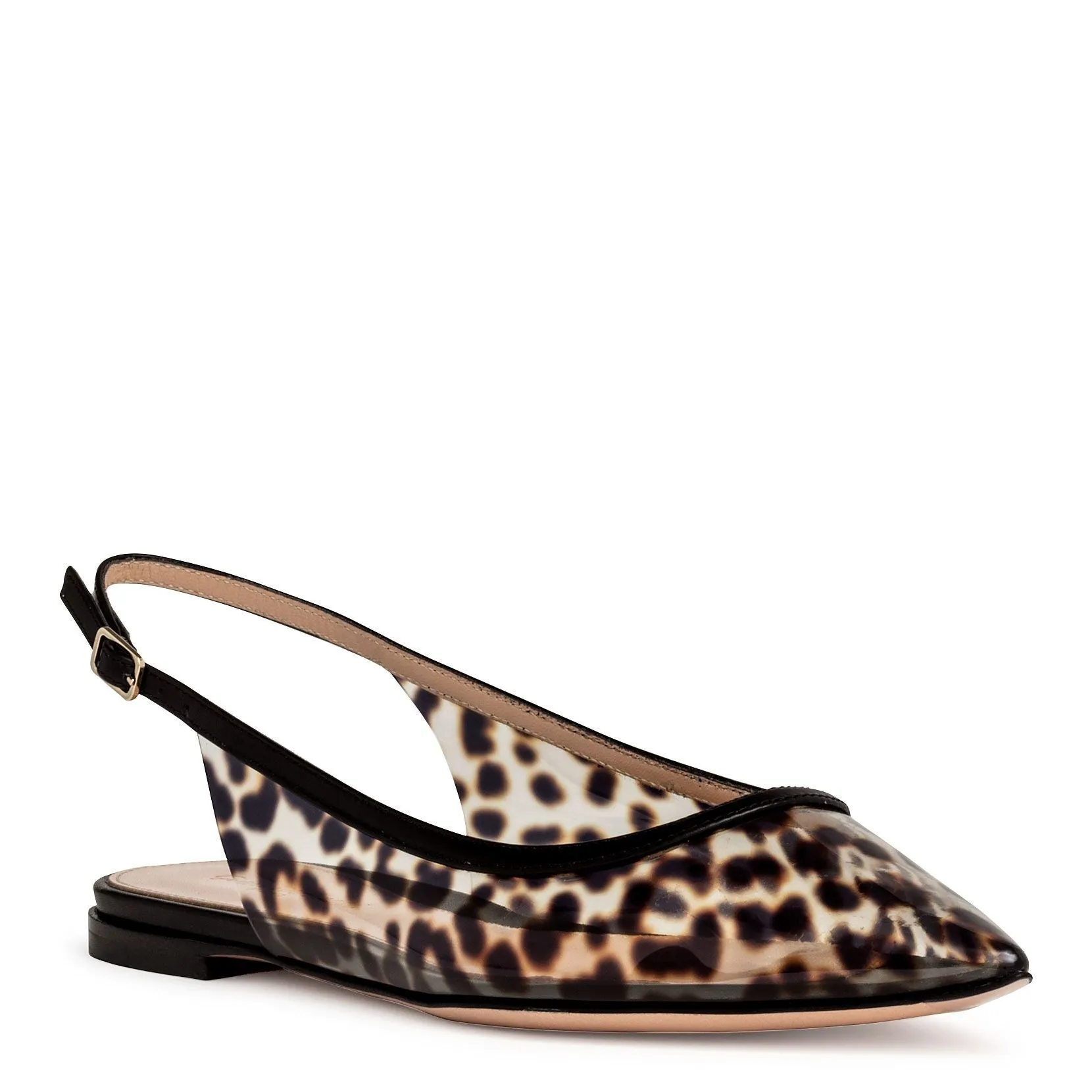 Jen leopard plexi ballerina
