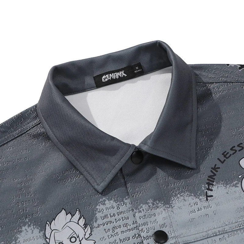 Journey To The West X Genanx Collaborate Graffiti Jacket