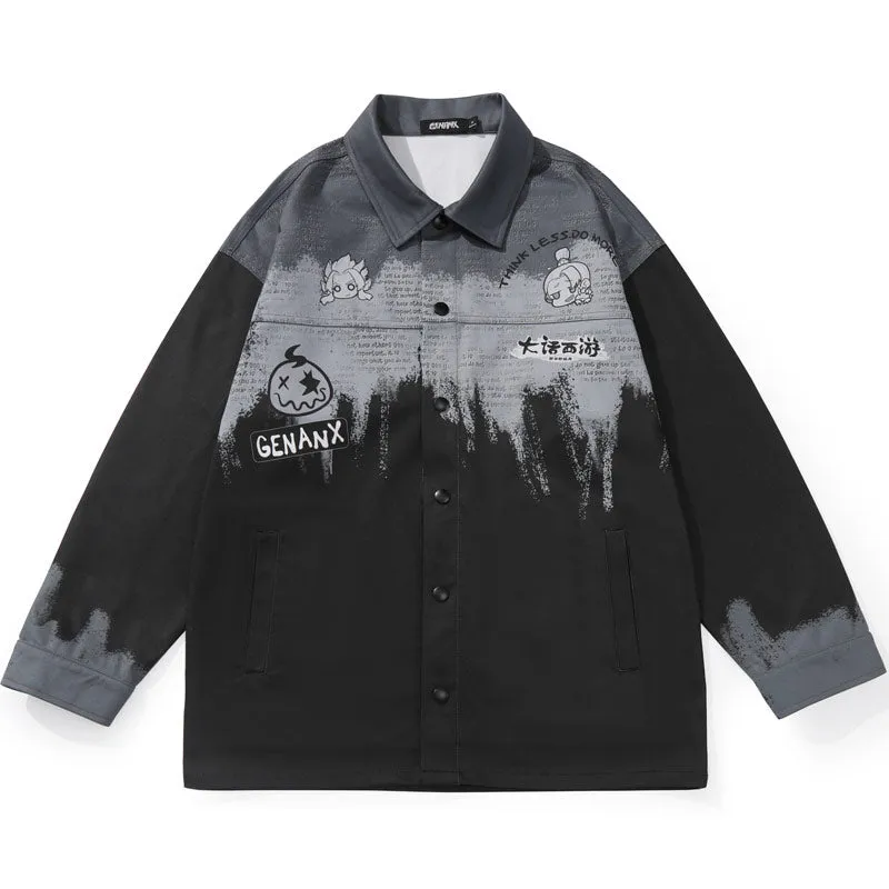 Journey To The West X Genanx Collaborate Graffiti Jacket