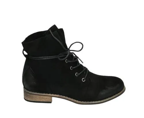 Jumex Lace-up Boots - Black