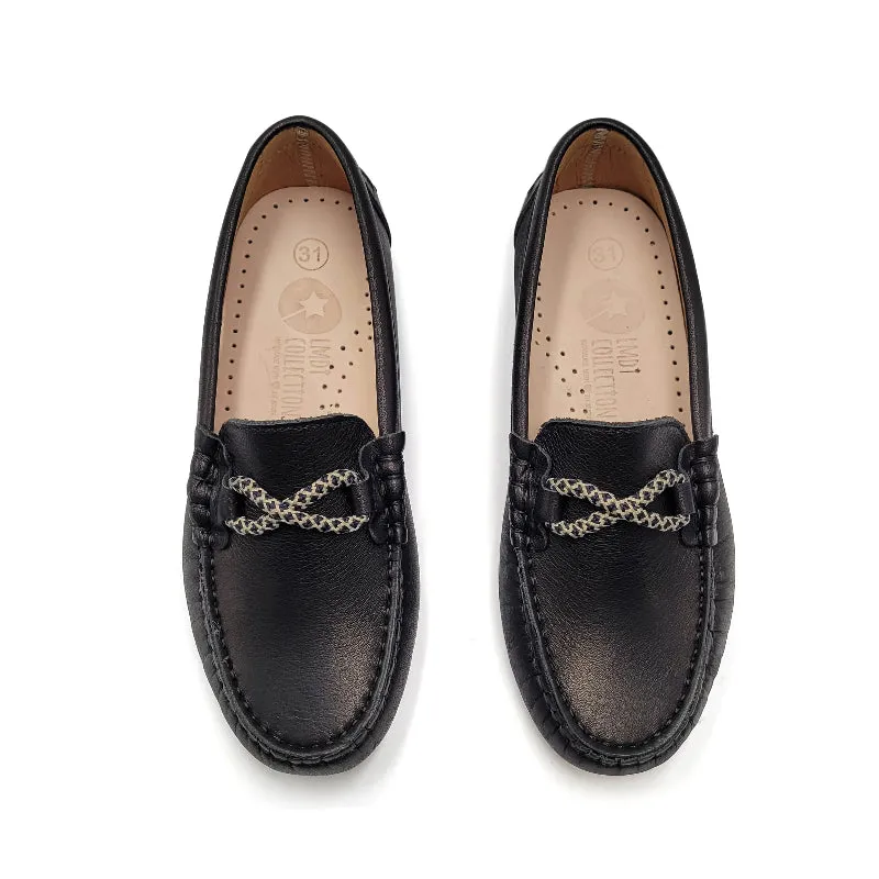 LMDI Black Olive Rope Loafer SS2410