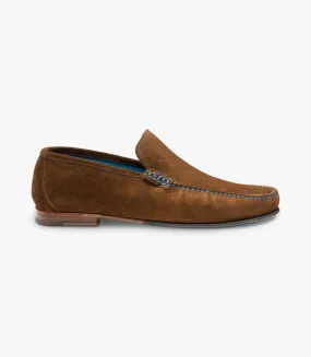 LOAKE NICHOLSON POLO DRIVER SHOE LEATHER/RUBBER SOLE F-MEDIUM