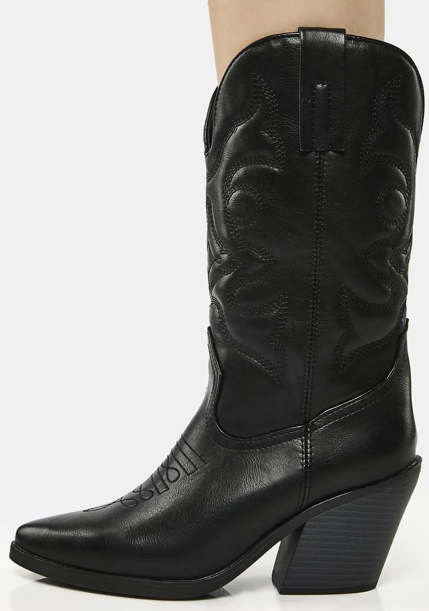 Lunar Forbidden Blaze Cowboy Boots