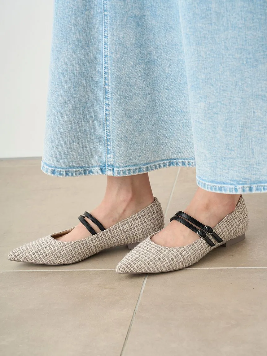 Mary Jane Classic Pointed Flats