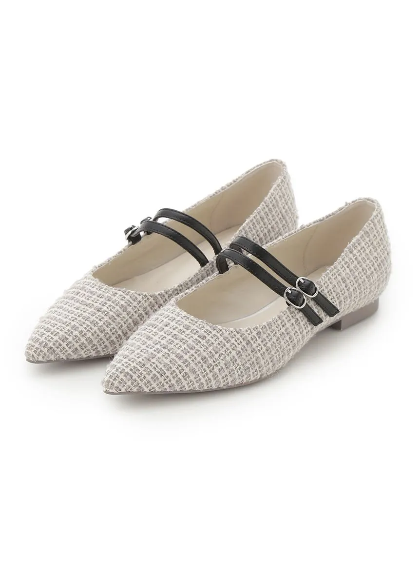Mary Jane Classic Pointed Flats