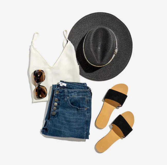 Panama Hat in Black
