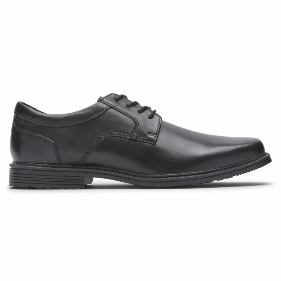 Rockport Men's Taylor Lace Plain Toe Shoes- Black