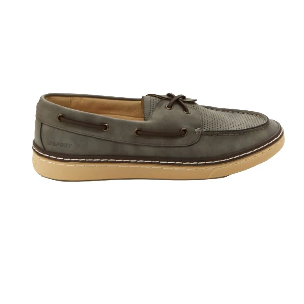 Sammy Grey Nubuck JSports Boat Shoe