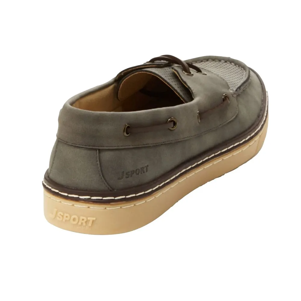 Sammy Grey Nubuck JSports Boat Shoe