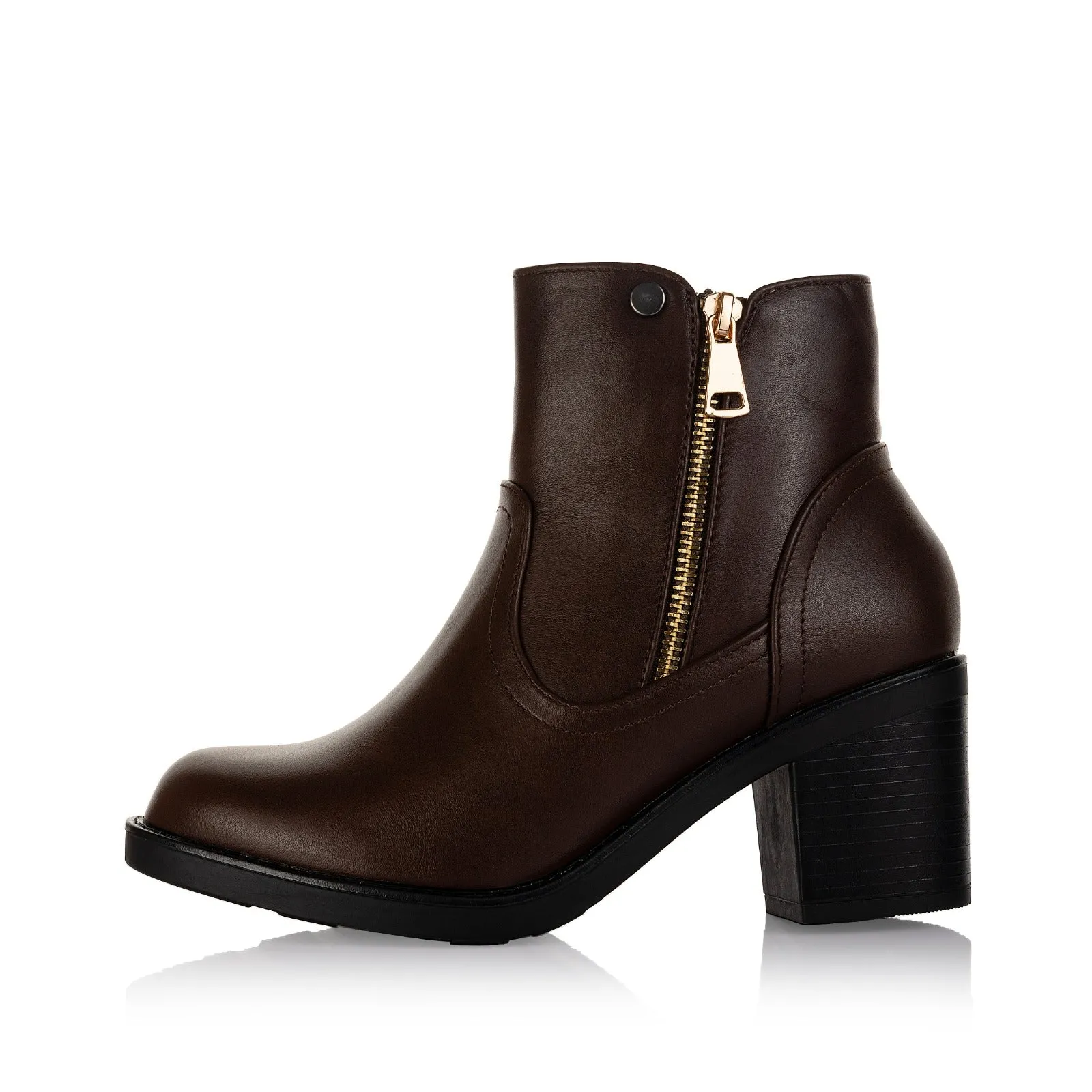 Side Zip Ankle Boots