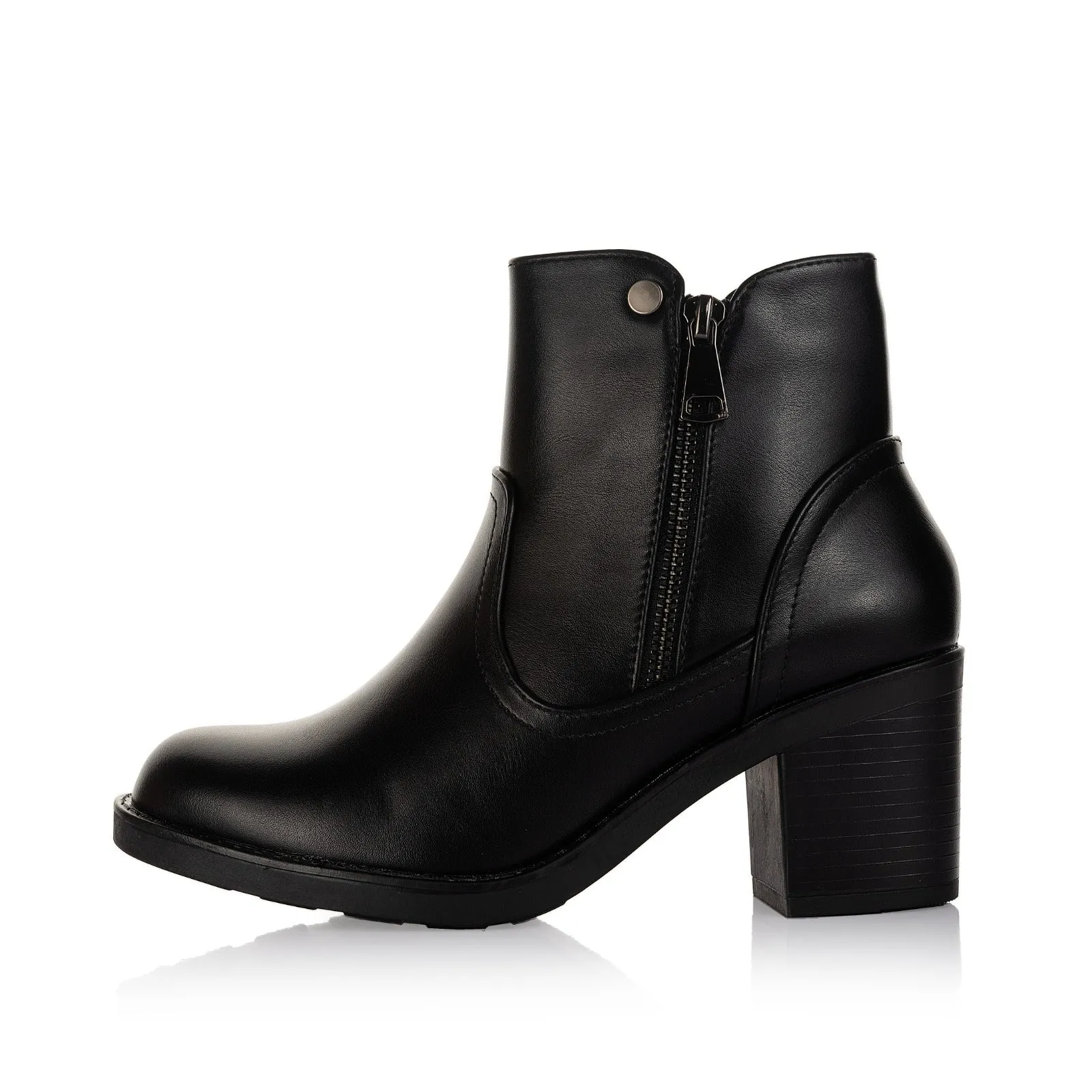 Side Zip Ankle Boots