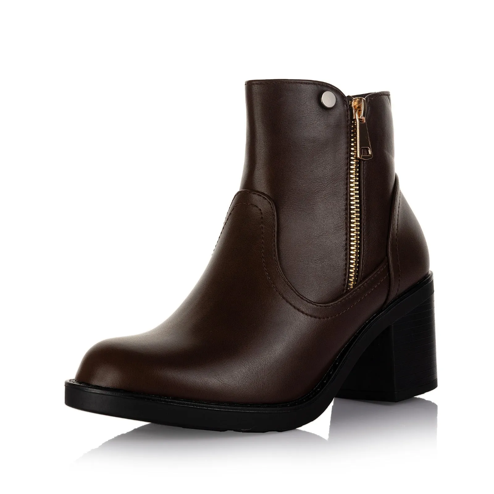 Side Zip Ankle Boots