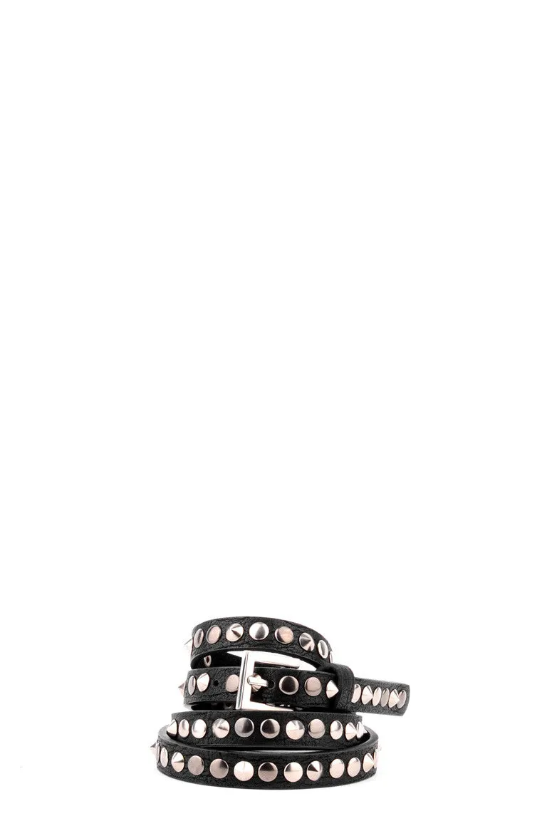 Skinny Studded Belt