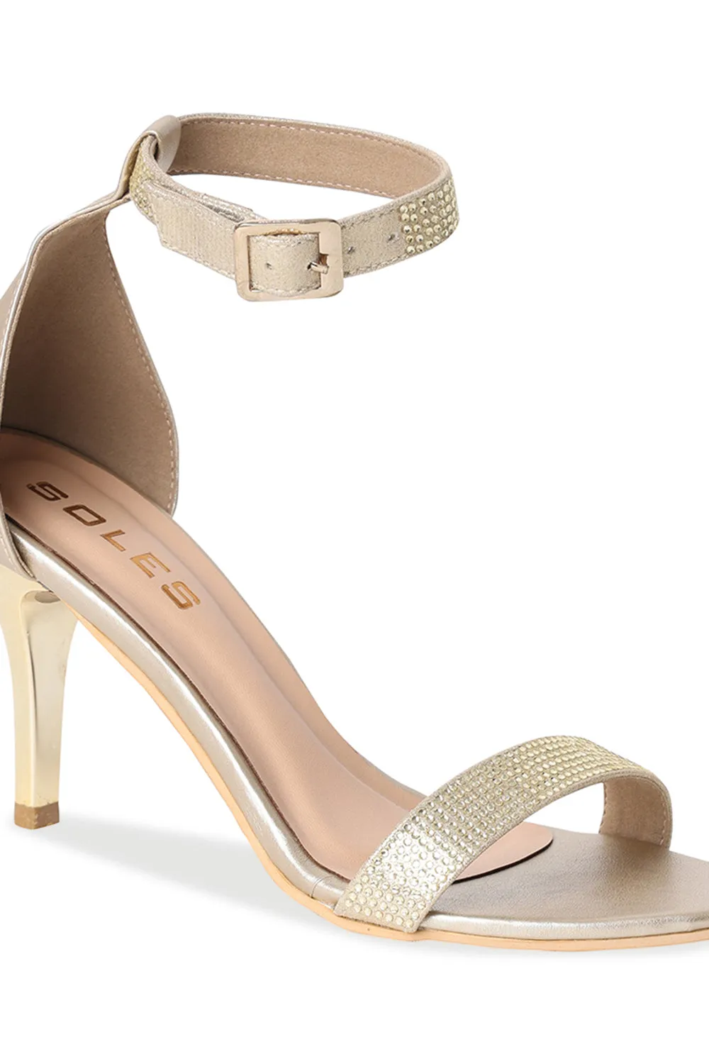 SOLES Studded Back Counter Heels