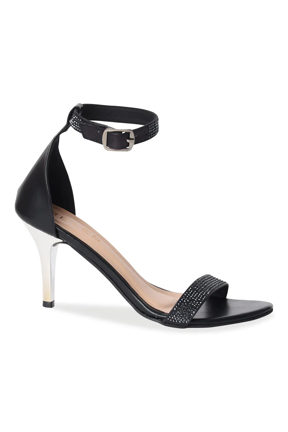 SOLES Studded Back Counter Heels